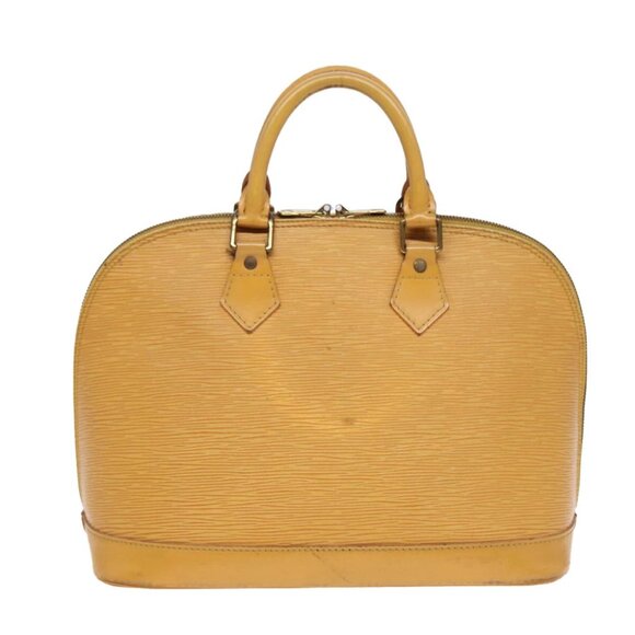 LOUIS VUITTON Epi Alma Hand Bag Yellow - Picture 3 of 16